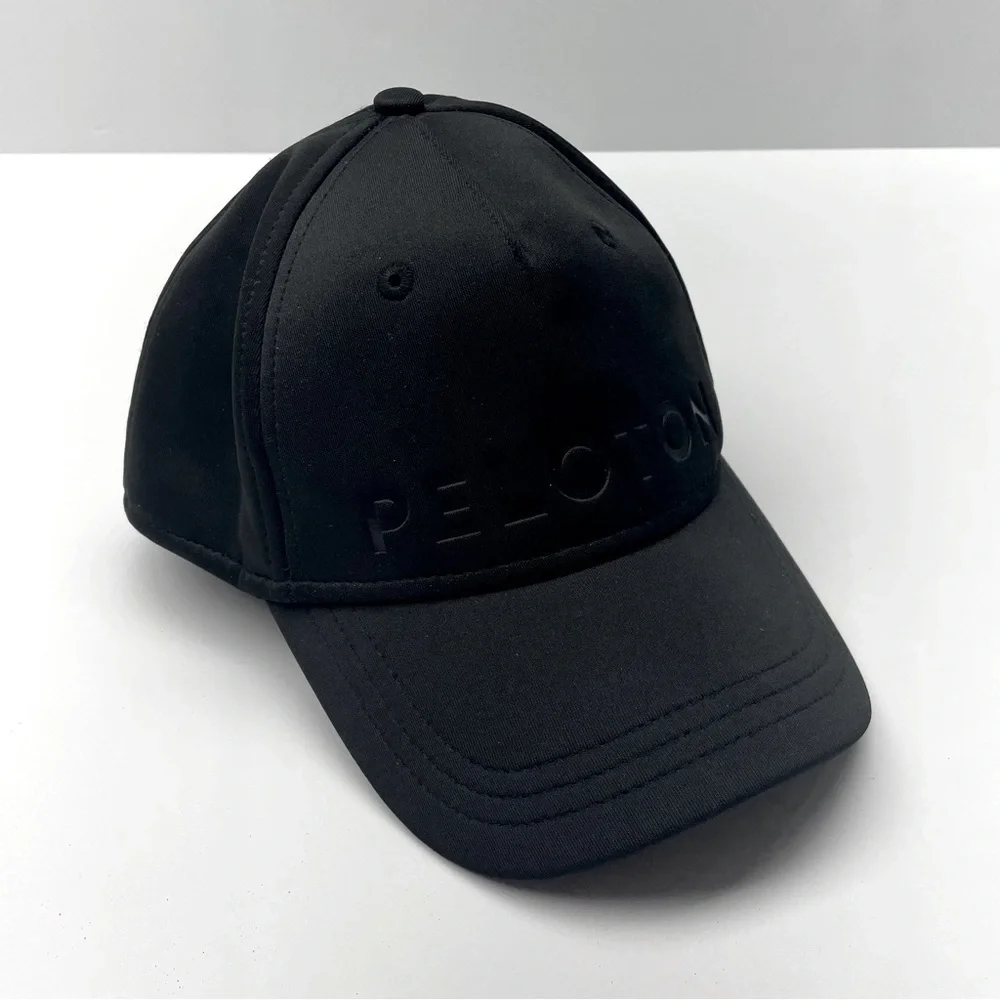 Peloton Cap Hat Black Adjustable Athletic Logo